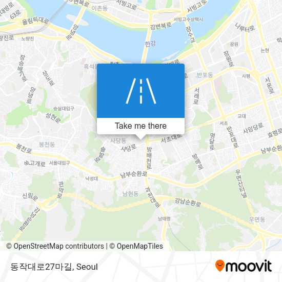 동작대로27마길 map