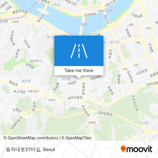 동작대로27마길 map