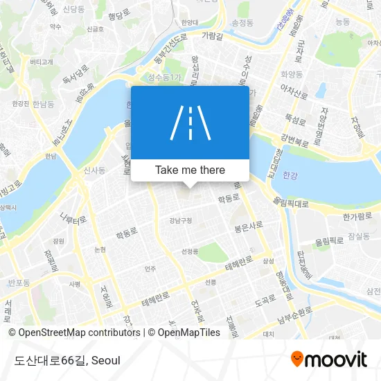 도산대로66길 map