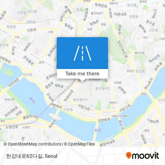 한강대로62다길 map