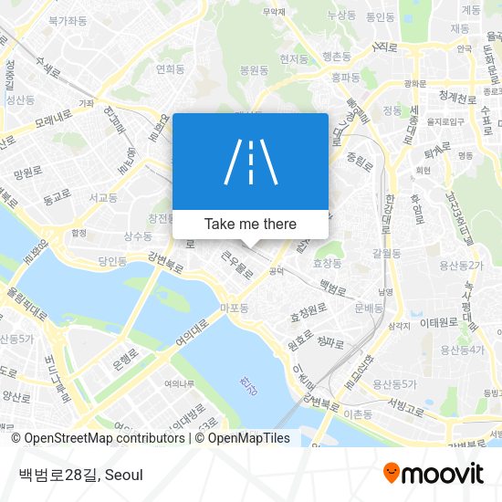 백범로28길 map