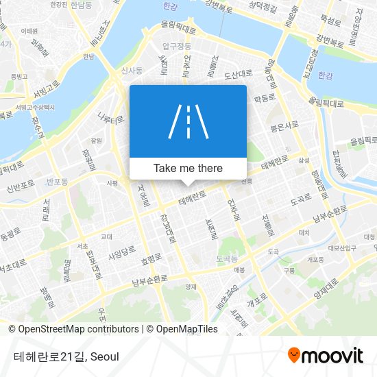 테헤란로21길 map
