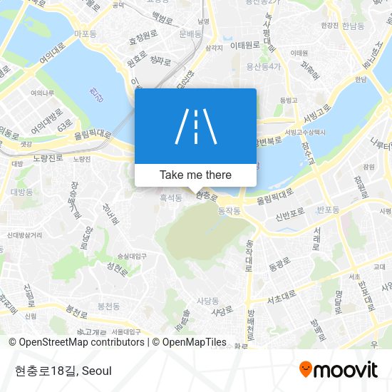 현충로18길 map