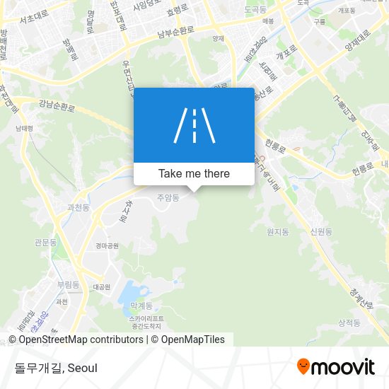 돌무개길 map