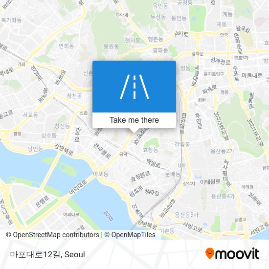 마포대로12길 map