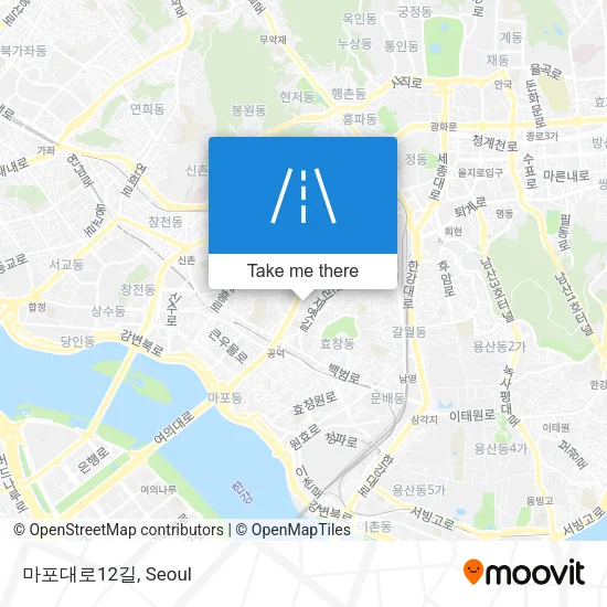 마포대로12길 map