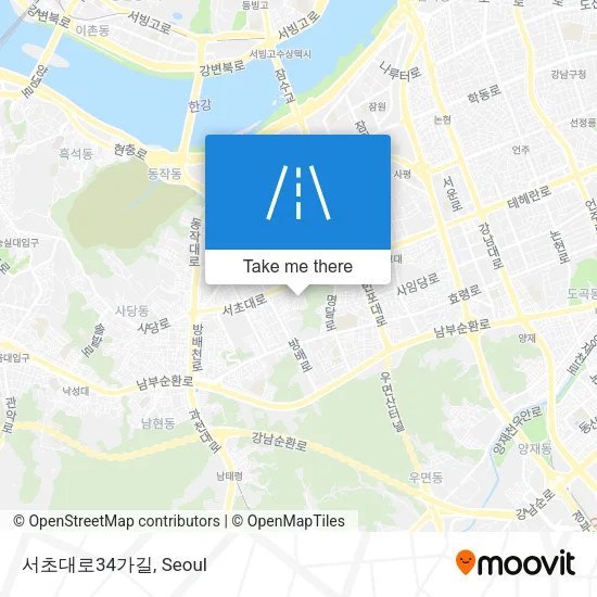 서초대로34가길 map