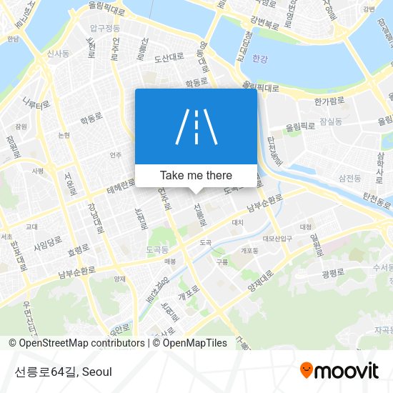 선릉로64길 map