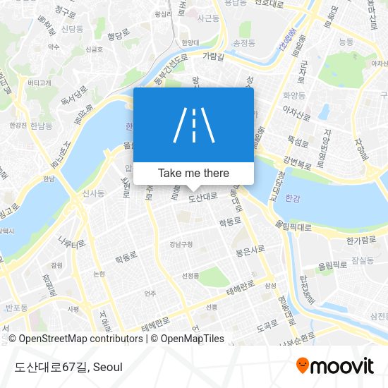 도산대로67길 map