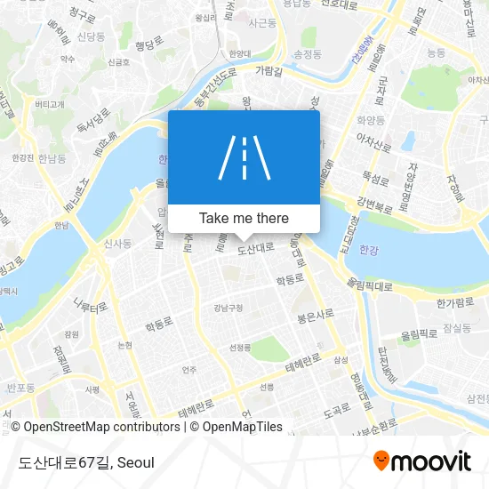 도산대로67길 map