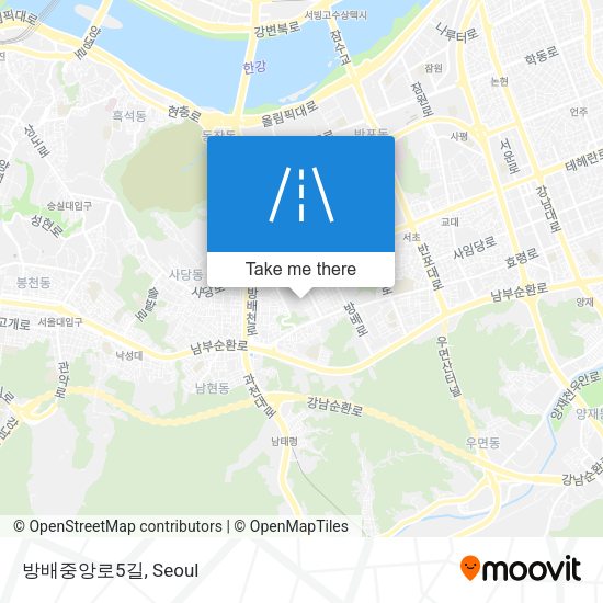 방배중앙로5길 map