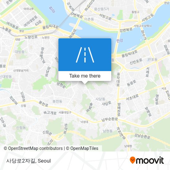 사당로2자길 map