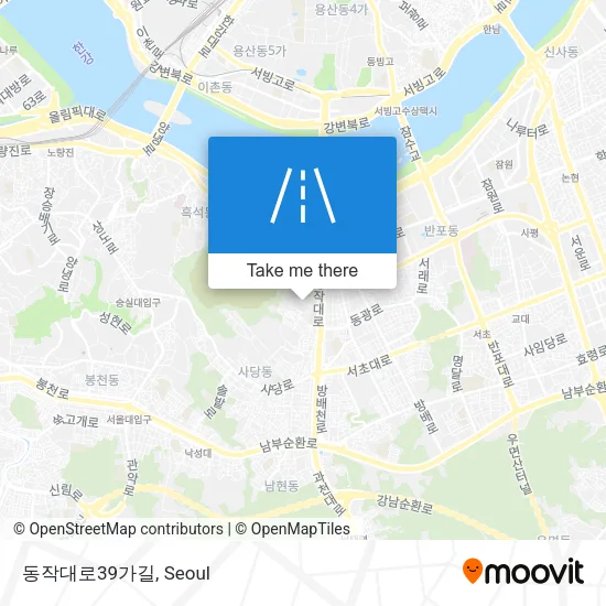 동작대로39가길 map
