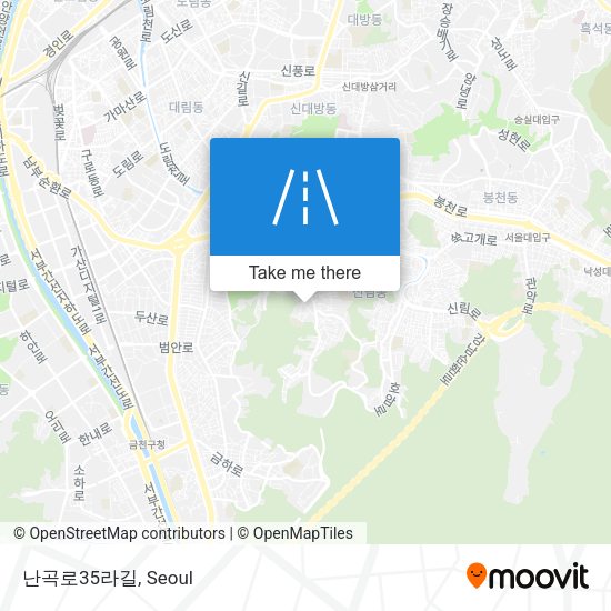 난곡로35라길 map