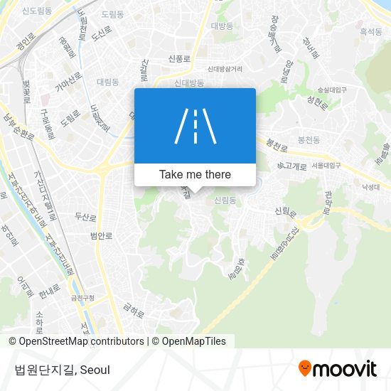 법원단지길 map