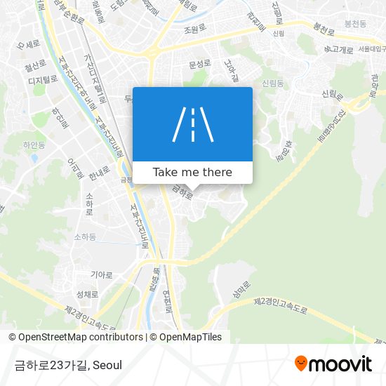 금하로23가길 map