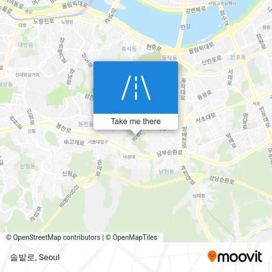 솔밭로 map