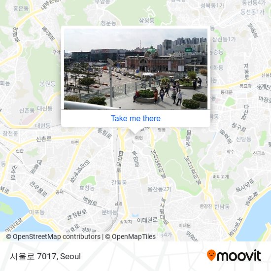서울로 7017 map