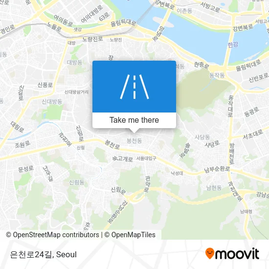은천로24길 map