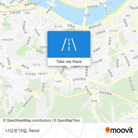 사당로14길 map