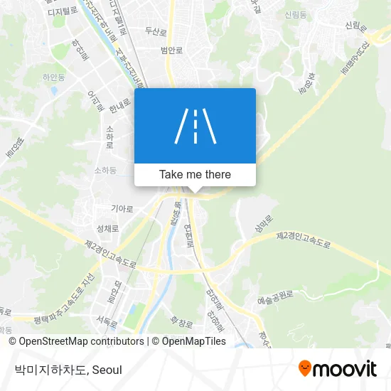 박미지하차도 map