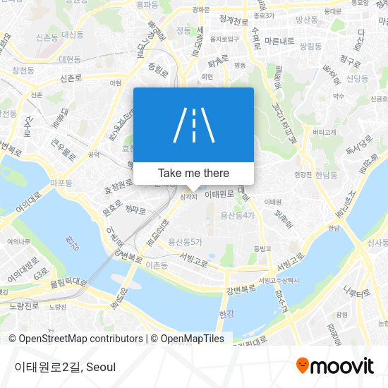 이태원로2길 map