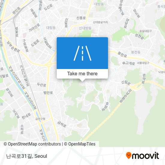 난곡로31길 map