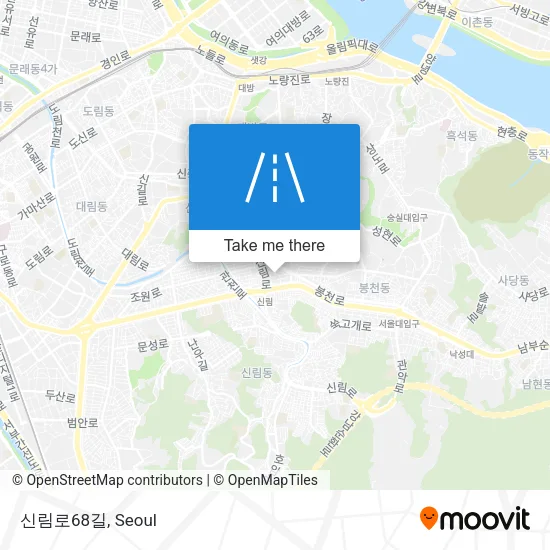 신림로68길 map