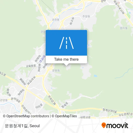 문원청계1길 map