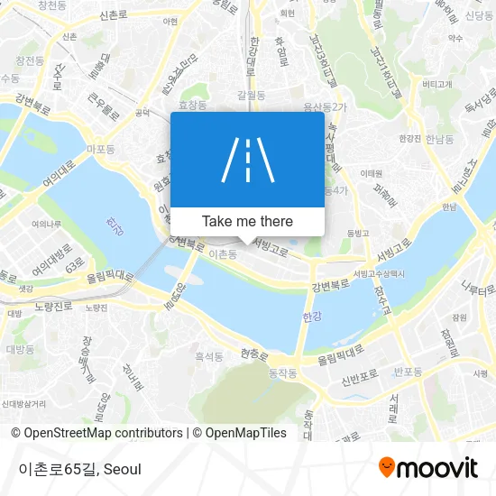 이촌로65길 map