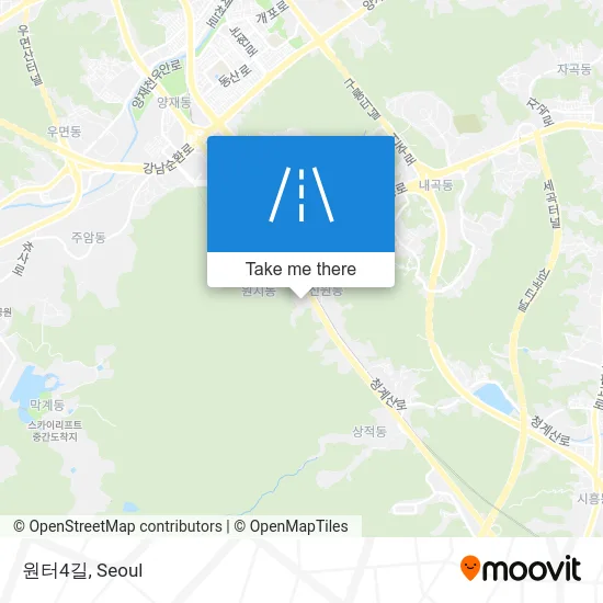 원터4길 map