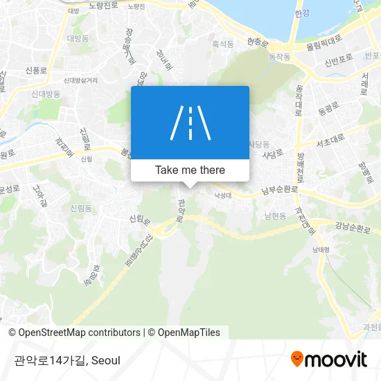 관악로14가길 map