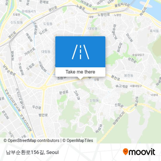 남부순환로156길 map