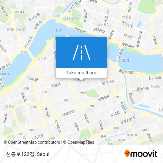 선릉로122길 map