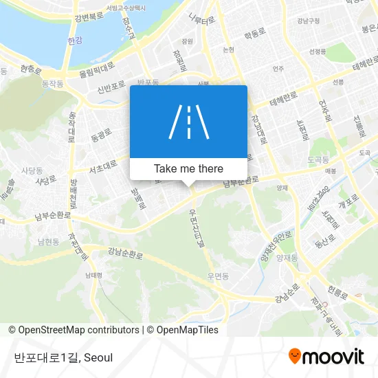 반포대로1길 map