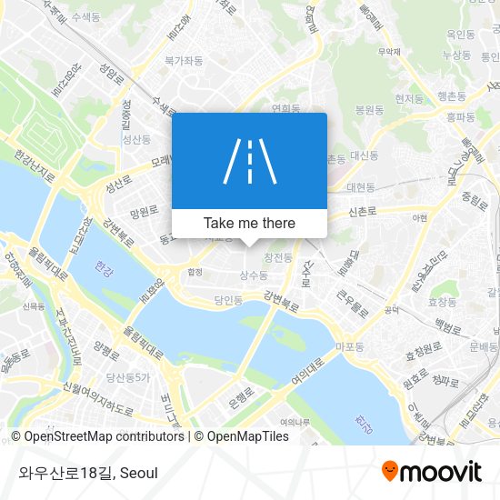 와우산로18길 map