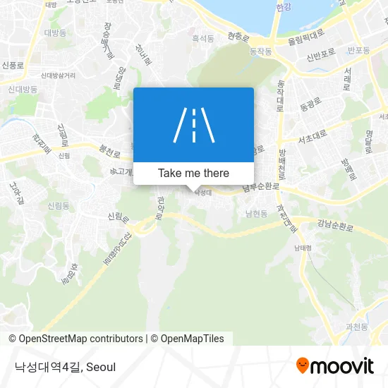 낙성대역4길 map