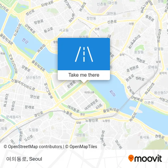 여의동로 map