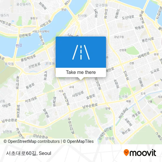 서초대로60길 map