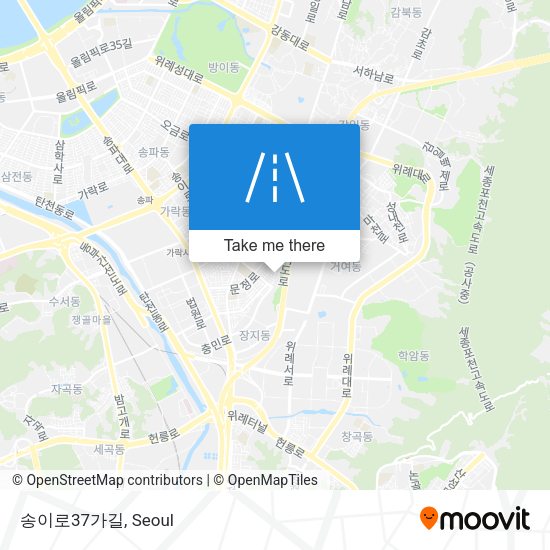 송이로37가길 map