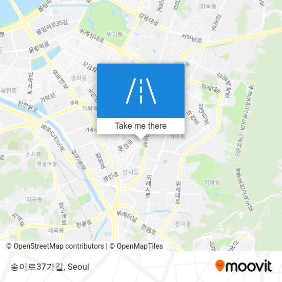 송이로37가길 map