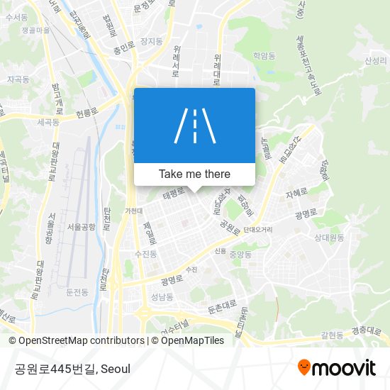 공원로445번길 map