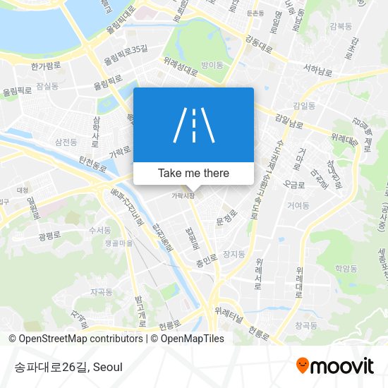 송파대로26길 map