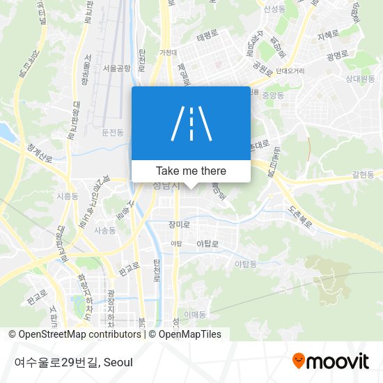 여수울로29번길 map
