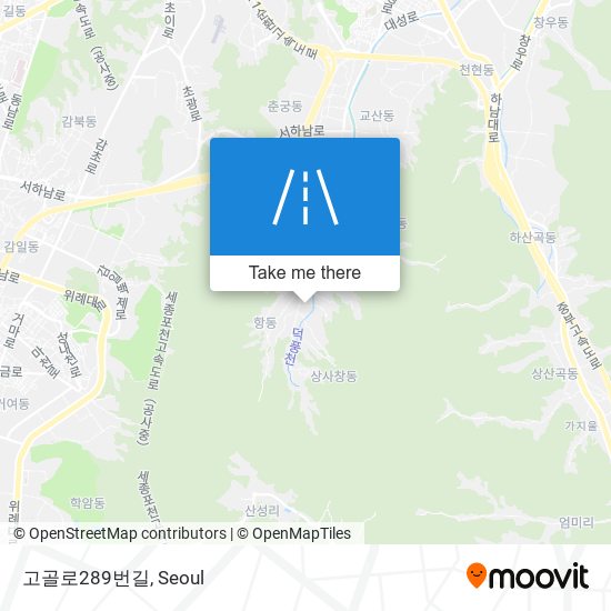고골로289번길 map
