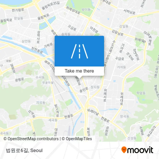 법원로6길 map
