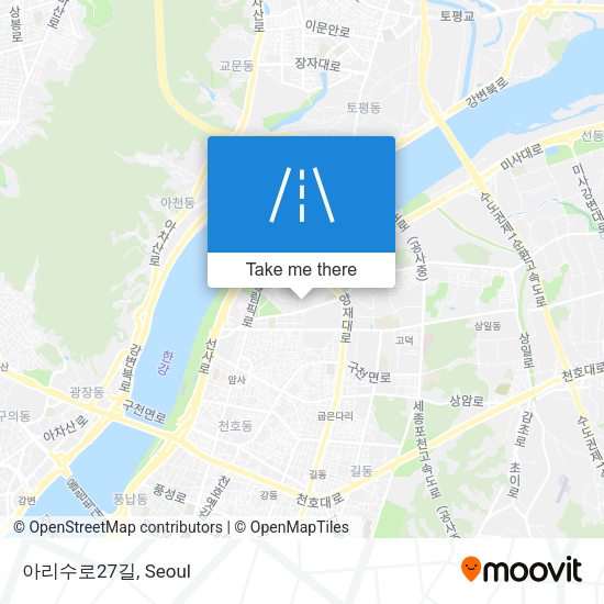 아리수로27길 map