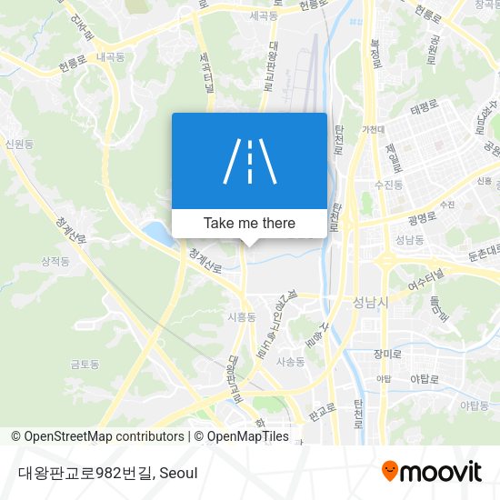 대왕판교로982번길 map