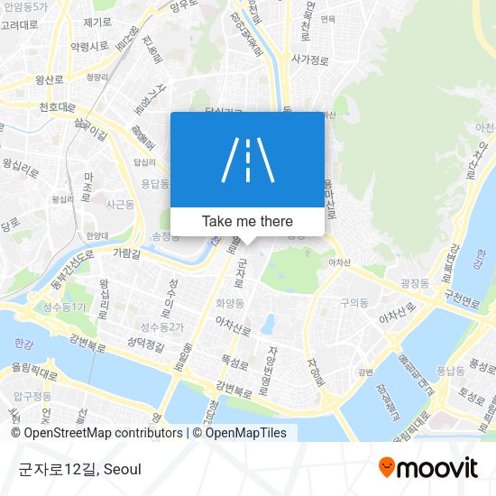 군자로12길 map