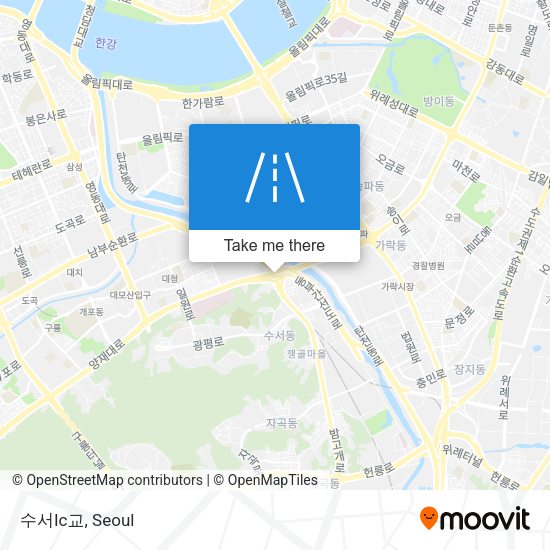 수서Ic교 map